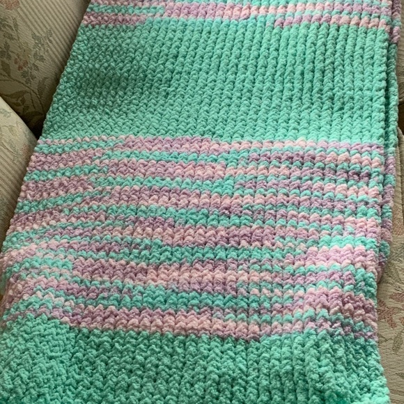 Other - Handmade boom knit blanket by my wife 60 x 40